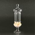 Diamond Star 16.5 x 5 in. Glass Jar with Lid, Clear 62023